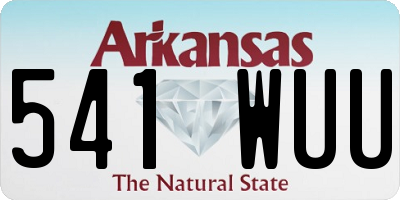 AR license plate 541WUU