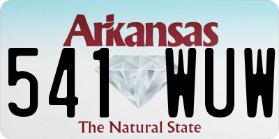 AR license plate 541WUW