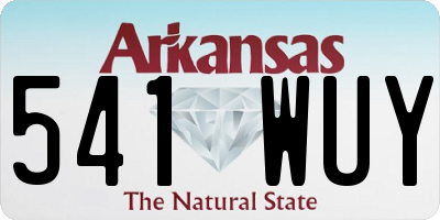 AR license plate 541WUY