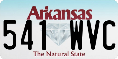 AR license plate 541WVC