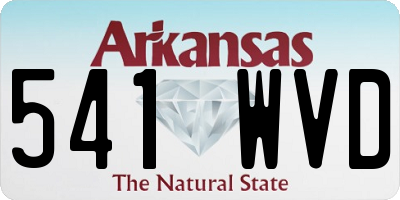 AR license plate 541WVD