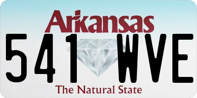 AR license plate 541WVE