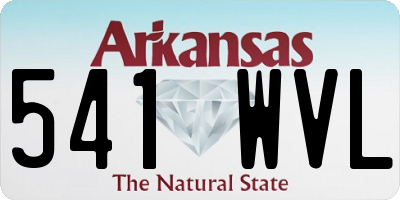 AR license plate 541WVL