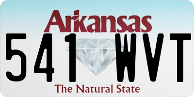 AR license plate 541WVT