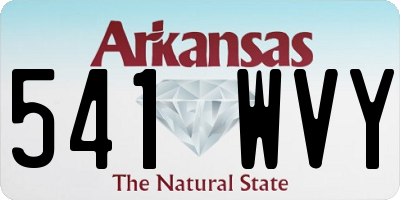 AR license plate 541WVY