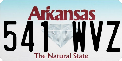 AR license plate 541WVZ