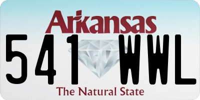 AR license plate 541WWL