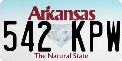 AR license plate 542KPW