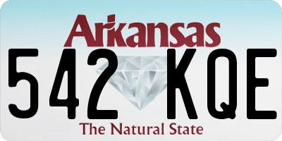 AR license plate 542KQE