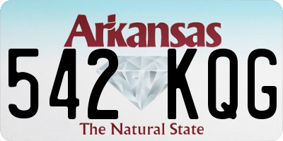 AR license plate 542KQG