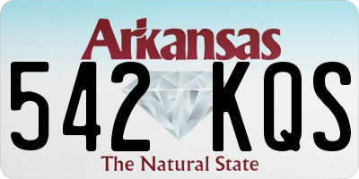 AR license plate 542KQS