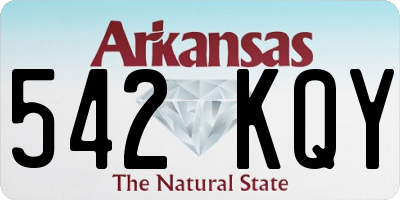 AR license plate 542KQY