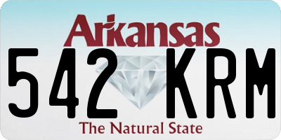 AR license plate 542KRM