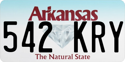 AR license plate 542KRY