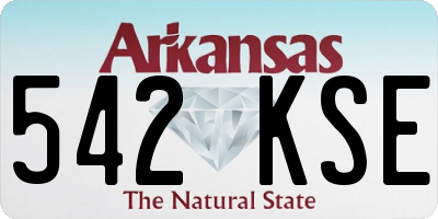 AR license plate 542KSE