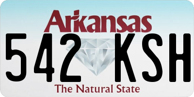 AR license plate 542KSH