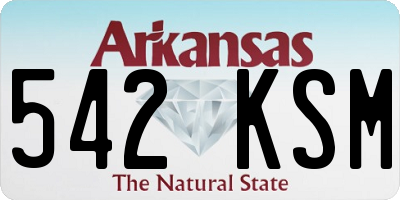 AR license plate 542KSM