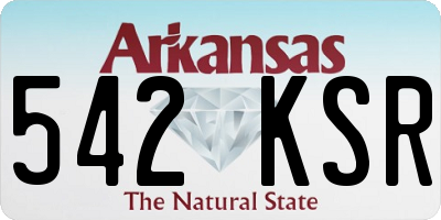 AR license plate 542KSR