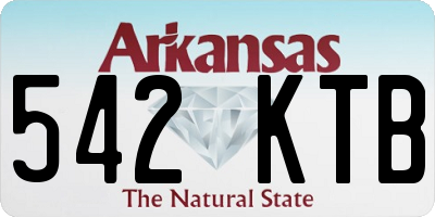 AR license plate 542KTB