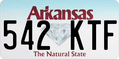 AR license plate 542KTF