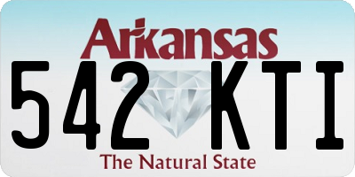 AR license plate 542KTI