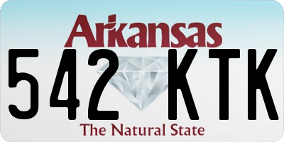 AR license plate 542KTK