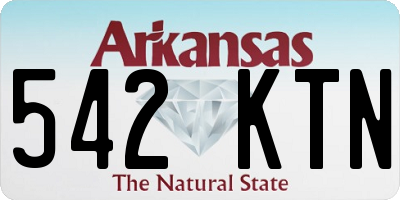 AR license plate 542KTN