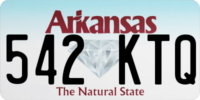 AR license plate 542KTQ