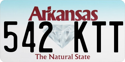AR license plate 542KTT