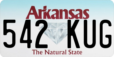 AR license plate 542KUG