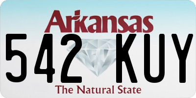 AR license plate 542KUY
