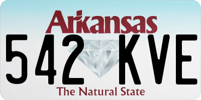 AR license plate 542KVE