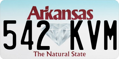 AR license plate 542KVM
