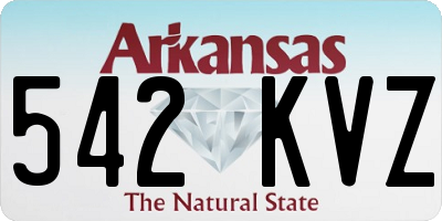 AR license plate 542KVZ