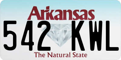 AR license plate 542KWL