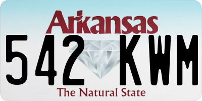 AR license plate 542KWM