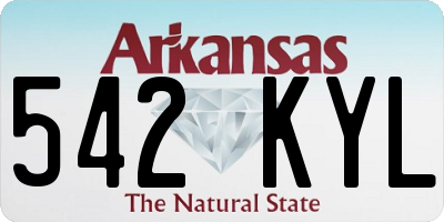 AR license plate 542KYL