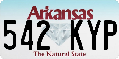 AR license plate 542KYP