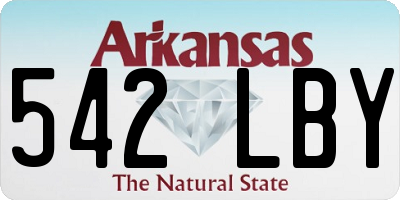 AR license plate 542LBY