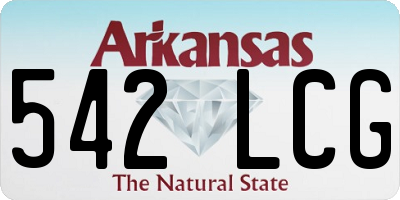 AR license plate 542LCG