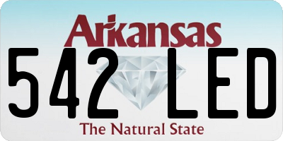 AR license plate 542LED