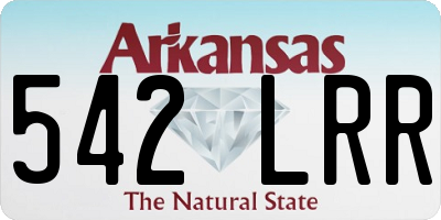AR license plate 542LRR