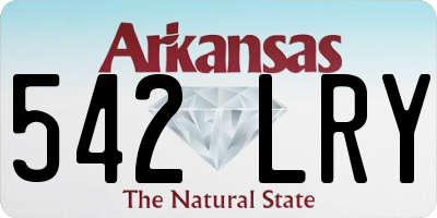 AR license plate 542LRY