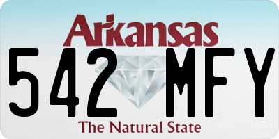 AR license plate 542MFY