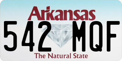 AR license plate 542MQF