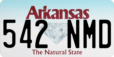 AR license plate 542NMD