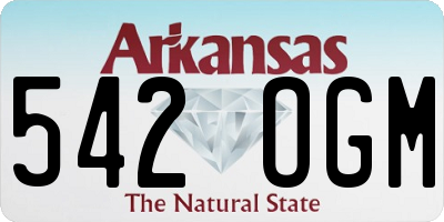 AR license plate 542OGM