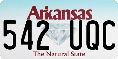 AR license plate 542UQC