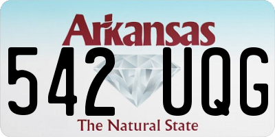 AR license plate 542UQG
