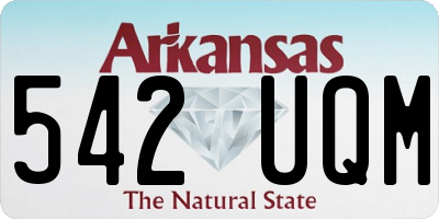 AR license plate 542UQM
